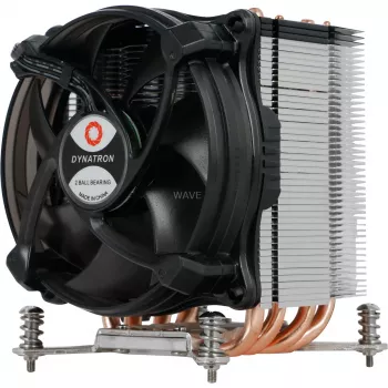 Dynatron Inter-Tech Q-6 - chłodzenie procesora powietrzne - wysoka jakość - (dla: LGA1700) - aluminiowe żeberka - 92 mm (Q6)