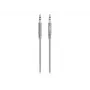 Linksys Belkin MIXIT Kabel Aux - Kabel audio - Mini-Phone Stereo 3,5 mm (męski) - Mini-Phone Stereo 3,5 mm (męski) - 1,22 m - Szary (AV10164BT04-GRY)