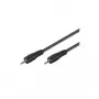 Wentronic Goobay Kabel połączeniowy ze złączem jack 3,5 mm HQ, czarny, 10 m - wtyk jack 3,5 mm (3-pinowy, stereo) > wtyk jack 3,5 mm (3-pinowy, stereo) (51661)