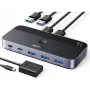 Przełącznik KVM USB UGREEN CM662 2x4 wyjścia, czarny
