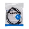 Lanberg CA-USBA-11CC-0010-BK Kabel USB 1 m 2.0 USB B Czarny