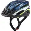 Kask rowerowy Alpina MTB17 ciemnoniebieski i neonowy 58-61