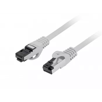 Kabel sieciowy LANBERG Cat8.1 S/FTP (S-STP) RJ-45–RJ-45 Szary 3 m