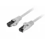 Kabel sieciowy LANBERG Cat8.1 S/FTP (S-STP) RJ-45–RJ-45 Szary 3 m