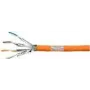 LogiLink Professional - Kabel w zwoju - 500 m - 7,5 mm - SFTP, PiMF - Cat.7 Kabel surowy - Bezhalogenowy, wytrzymały - pomarańczowy