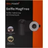 Lampka do selfie RealPower Selfie MagFree LED Czarna Biała ABS PU