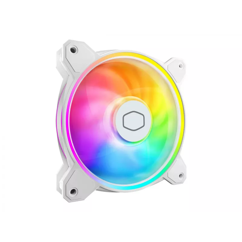 Cooler Master MasterFan MF120 Halo2 White Edition 120mm ARGB Wentylator Obudowy