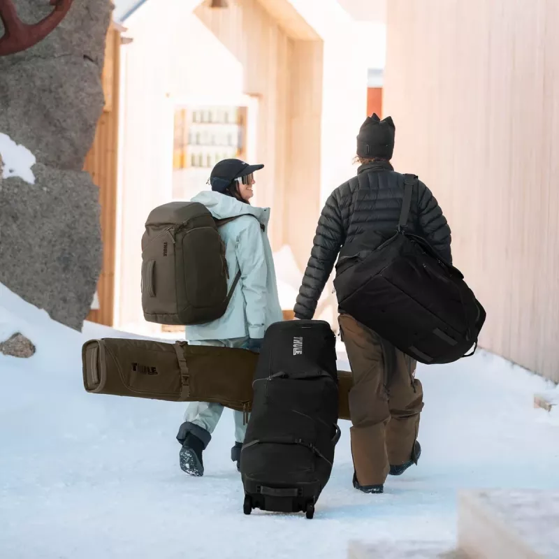 Plecak turystyczny Thule 5157 Roundtrip Rolling Ski and Snowboard Boot Backpack 60L Deep Khaki