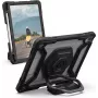 UAG Urban Armor Gear Plasma Handstrap, Kickstand & Screen Protection Case | Apple iPad 10,9 (2022) | przezroczysty/czarny | bulk | 124470B14340 (124470B14340)