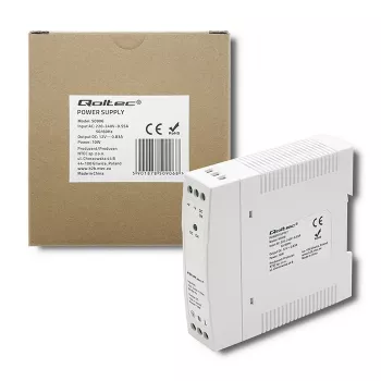 Zasilacz na szynę DIN 10W, 12V, 0,83A, cienki
