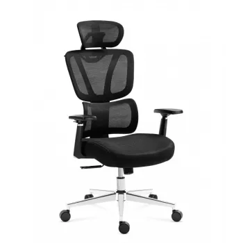 Fotel biurowy mark adler Expert 4.6 Czarny obrotowy MA-EXPERT 4.6 Czarny, czarna tapicerka, regulowane elementy