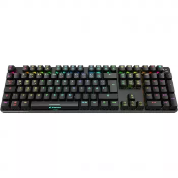 SKILLER SGK36W, Gaming Keyboard czarny, układ DE, Huano Red