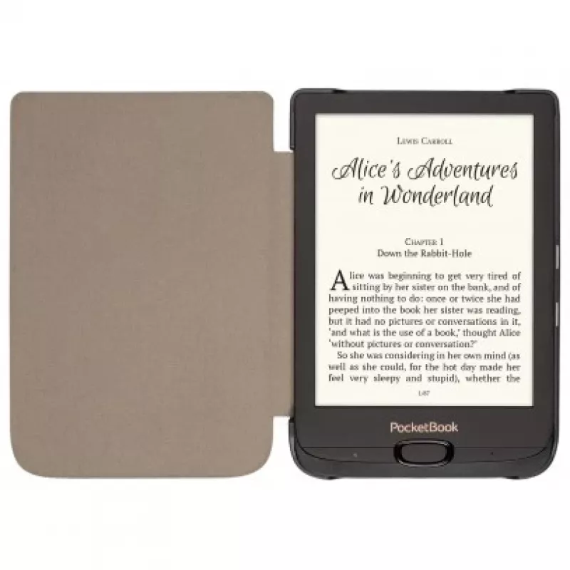 Etui na tablet WPUC-627-S-GY Szary (PocketBook Touch Lux 4, Lux 5, Color, Touch HD 3, Basic Lux 2)