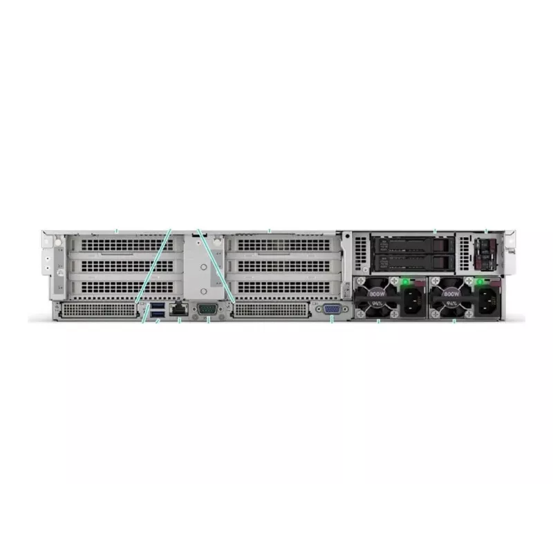 HPE ProLiant DL385 Gen11 2HE EPYC 9015 8-Core 3.5GHz 2x32GB-R 8xSFF Hot Plug 2x480GB SSD MR408i-o 2x1000W Server (P81842-425)