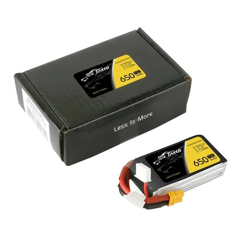 Bateria Tattu 650mAh 11,1V 75C 3S1P