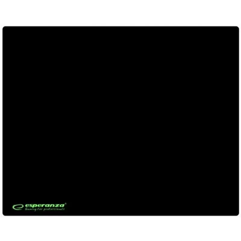 Gaming mysz pad ESPERANZA EGP102K — gumowa, 300×240 mm, grubość 3 mm, antypoślizgowa, czarna