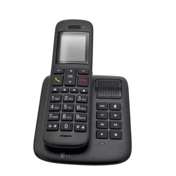 Telekom Sinus A 32 telefon DECT identyfikacja dzwoniącego Ebony