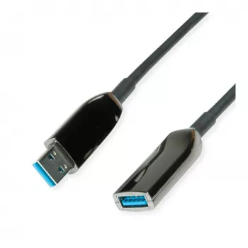 ROLINE USB3.2 Gen1 Akt. Kabel AOC ST/ST 10m – Kabel – Cyfrowy/dane – 10 m (12.04.1075)
