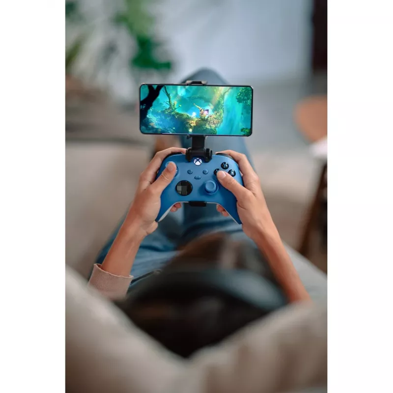Microsoft Xbox Wireless Controller niebieski, biały Bluetooth/USB Gamepad analogowy / cyfrowy Android, PC, Xbox One, Xbox One S, Xbox One X, Xbox Series S, Xbox Series X, iOS