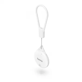HAMA Item Finder 00185815 Bluetooth do aplikacji Apple Find My, biały — lokalizator do wyszukiwania przedmiotów osobistych