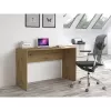 Blat biurka komputerowego top e shop BIURKO PLUS ARTISAN, prosty prostokątny blat, płyta wiórowa, 1200×500×760 mm, kolor dębowy