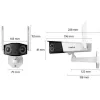 Reolink Duo Series W730 - 4K zewnętrzna kamera Wi-Fi, podwójny obiektyw, widok panoramiczny 180°, wykrywanie osób/pojazdów/zwierząt