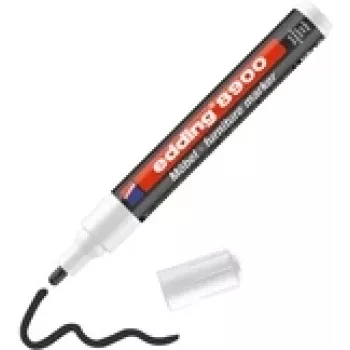 Marker do mebli Edding 8900 czarny 1.5–2 mm marker permanentny do drewna i powierzchni laminowanych
