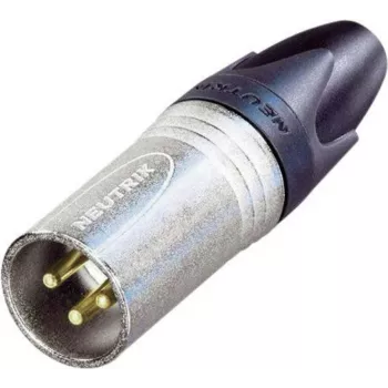 Neutrik XLR-Connector Plug, straight Number of Poles: 3 srebrny NC3MXX-EMC 1 szt. (NC3MXX-EMC)
