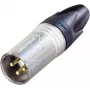 Neutrik XLR-Connector Plug, straight Number of Poles: 3 srebrny NC3MXX-EMC 1 szt. (NC3MXX-EMC)