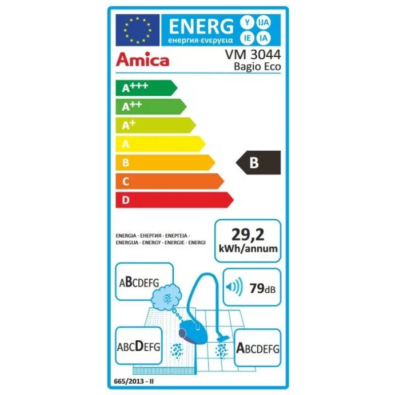 Bezskov Vysava Amica Bagio Eco VM 3044