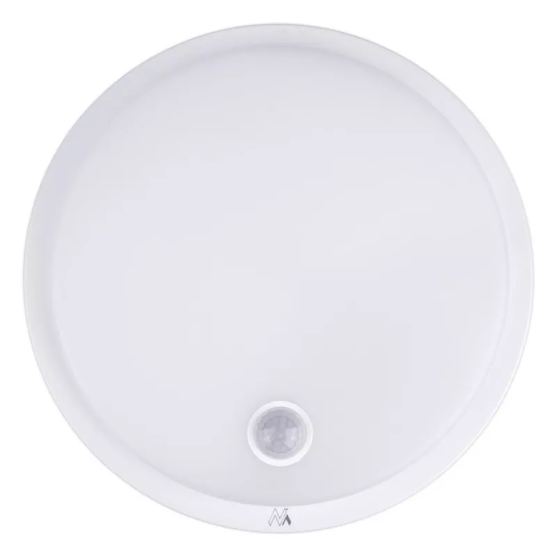 Lampa LED z czujnikiem PIR MACLEAN MCE525 W — zewnętrzna oprawa LED z czujnikiem ruchu