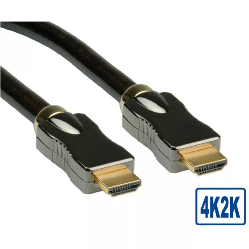 ROLINE HDMI Ultra HD with Ethernet - HDMI mit Ethernetkabel - HDMI (M)