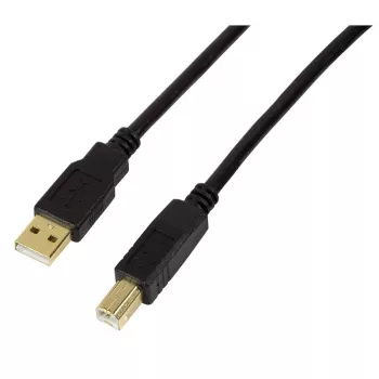 Kabel USB LogiLink UA0264 USB 2.0 10 m USB A USB B Czarny