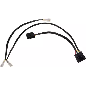 Alphacool 4Pin Molex podwójny adapter do Alphacool Magnetventil - czarny 50 cm EOL (18517)