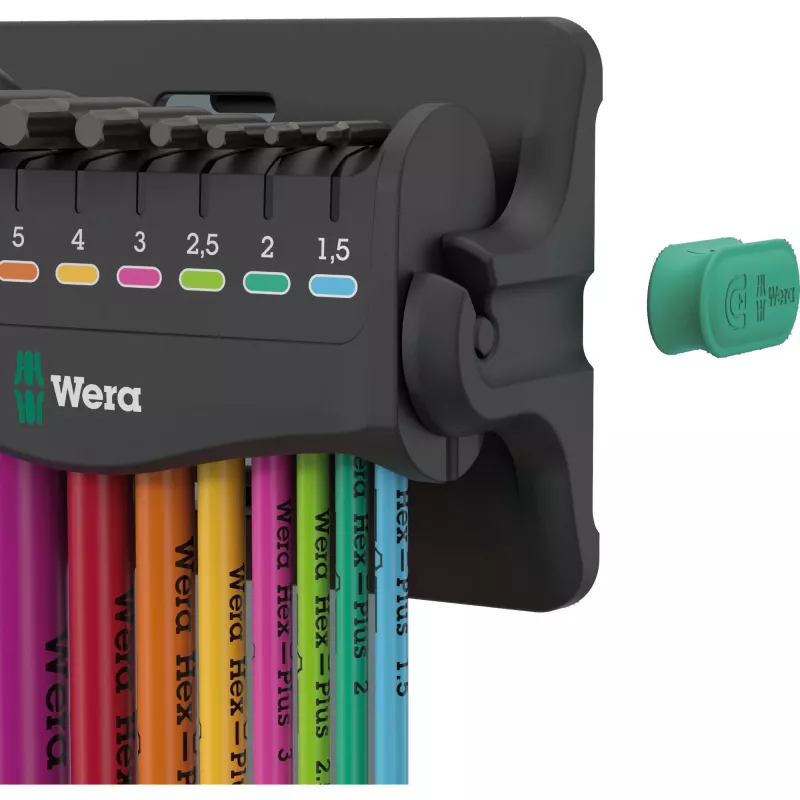 Wera 05133165001 klucz imbusowy L-kształtny zestaw kluczy imbusowych metryczny 9 szt.