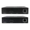 Zestaw przedłużacza DisplayPort na HDMI przez Cat6 z obsługą KVM, 4K 60Hz, 4:4:4, USB, PoC, HDCP 2.2, do 70 m, TAA - Rozszerzenie wideo/audio, HDMI, DisplayPort