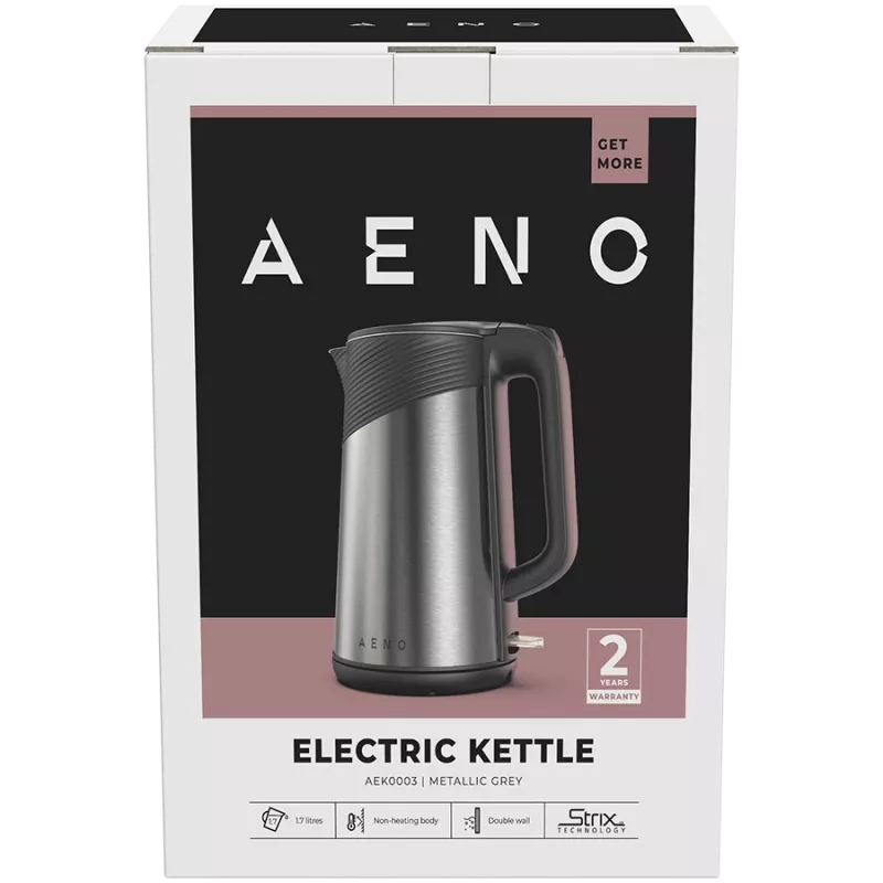 Czajnik elektryczny AENO EK3 1,7 L 2200 W Czarny