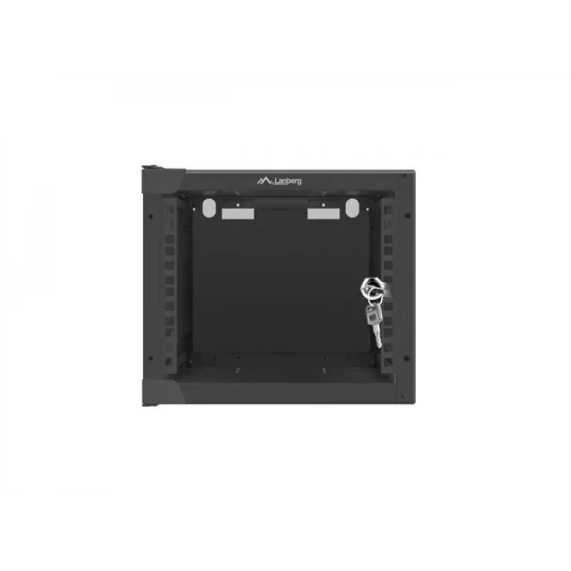 Szafa rack naścienna LANBERG 10 inch 4U (280x310, czarna)