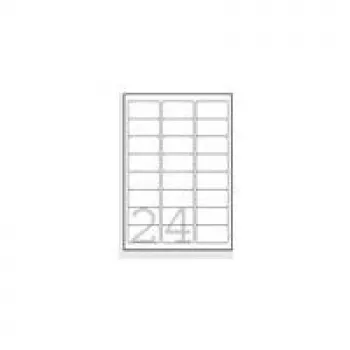 Etykiety adresowe Avery Zweckform J8159-25 — białe, do drukarek atramentowych, 63,5×33,9 mm, 600 etykiet (25 arkuszy)