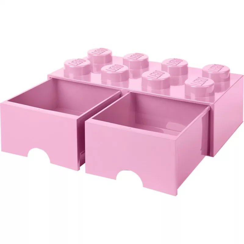 LEGO Brick Drawer 8 różowy, Pojemnik do przechowywania różowy