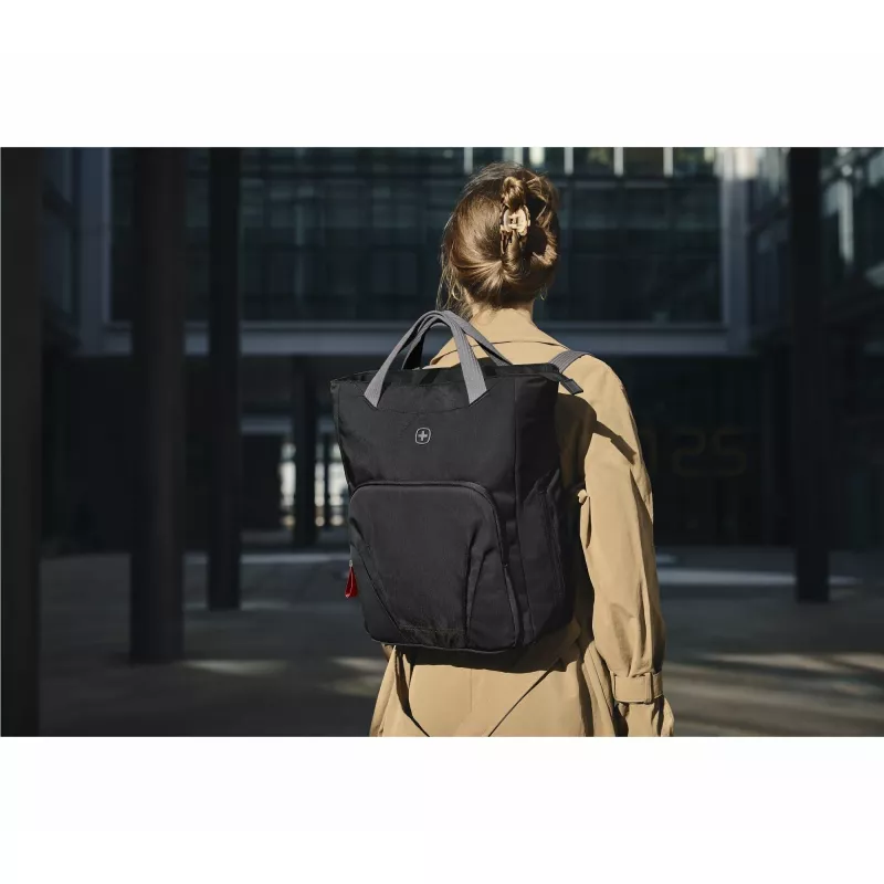 Etui damskie Wenger SwissGear Motion Vertical Tote 39,6 cm 15,6 cala czarny