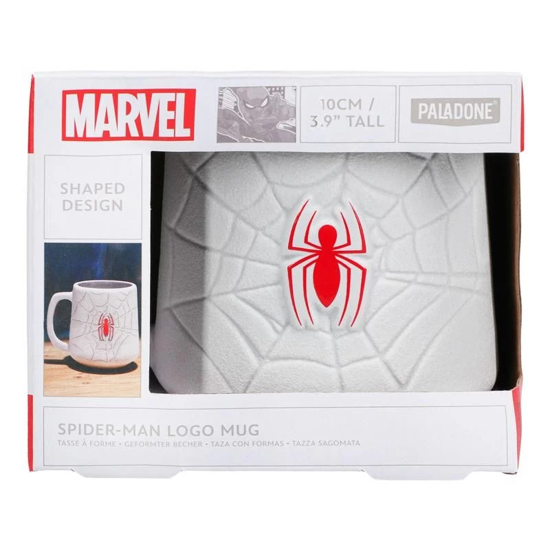 Kubek Paladone Spiderman ukształtowany, szary, 0,45 l, 1 szt., 127,6×97,4×100,5 mm