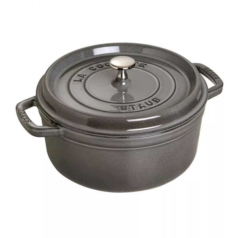 Staub Cocotte 3,8 L Okrągłe żeliwne naczynie do zapiekania