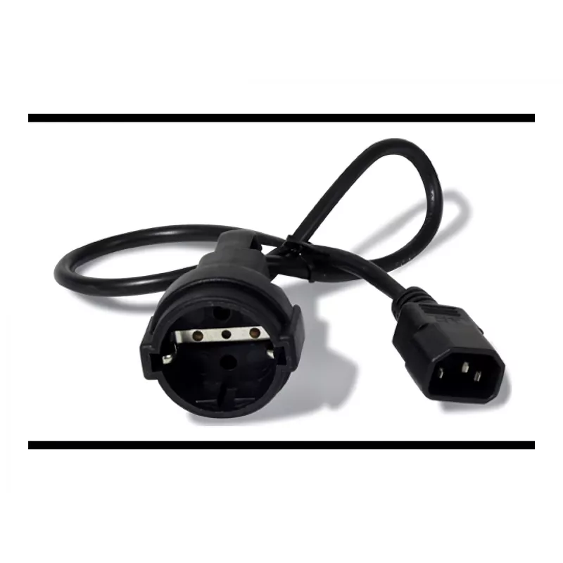 Kabel zasilający APC AP9880 czarny 0,6 m złącze C14 CEE7/7
