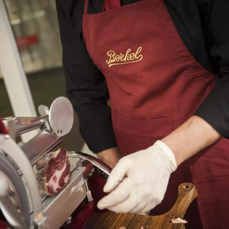 Fartuch kuchenny Berkel DV7700 Unisex Czerwony Bawełna