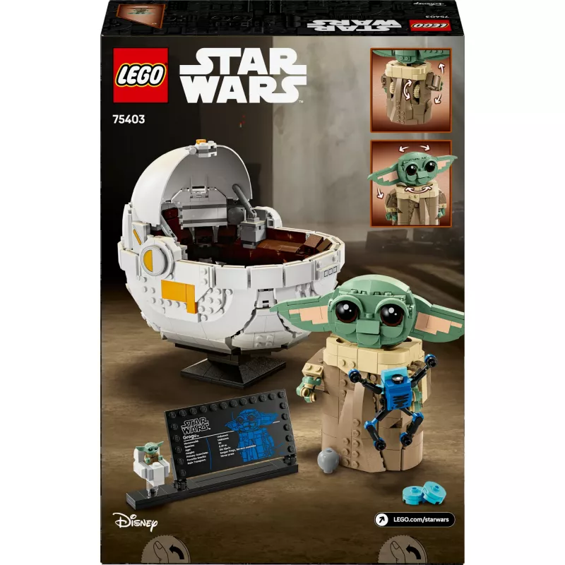 LEGO STAR WARS 75403 Grogu z Hover Pram