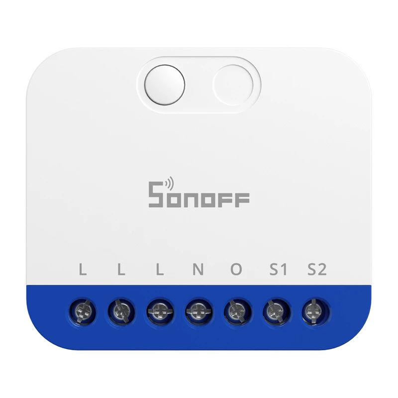Smart mini Wi‑Fi dimmer controller Sonoff MINI‑DIM — compact in‑wall module for LED/lighting dimming, Matter Kompatybilny