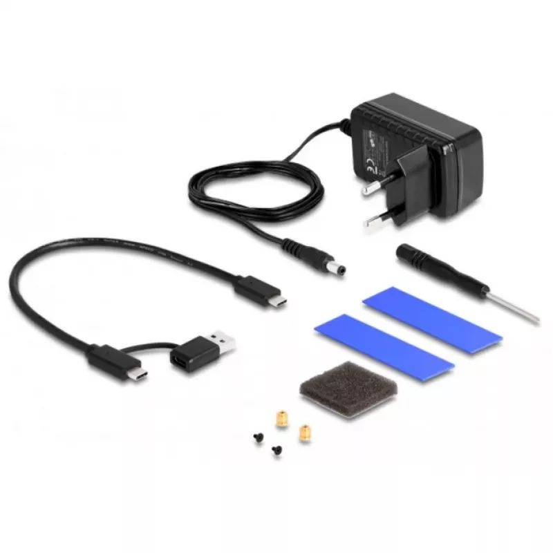 Obudowa HDD/SSD DeLOCK 42020 Czarna 2,5 cala USB Type-C 10 Gbit/s