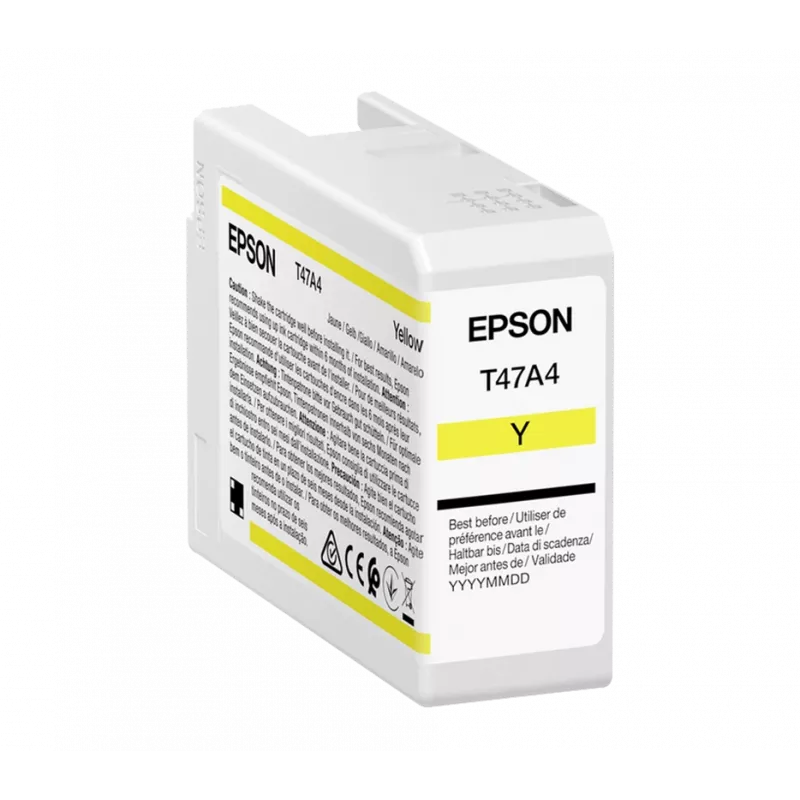 Wkład atramentowy Epson UltraChrome Pro 10 T47A4 żółty – oryginalny żółty wkład atramentowy
