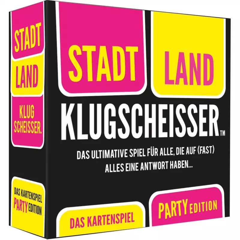 Stadt Land Klugscheisser - gra karciana (edycja imprezowa), gra towarzyska